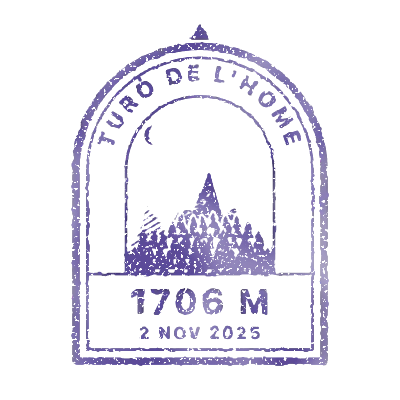 Stamp of Turó de l'Home, 1706 m